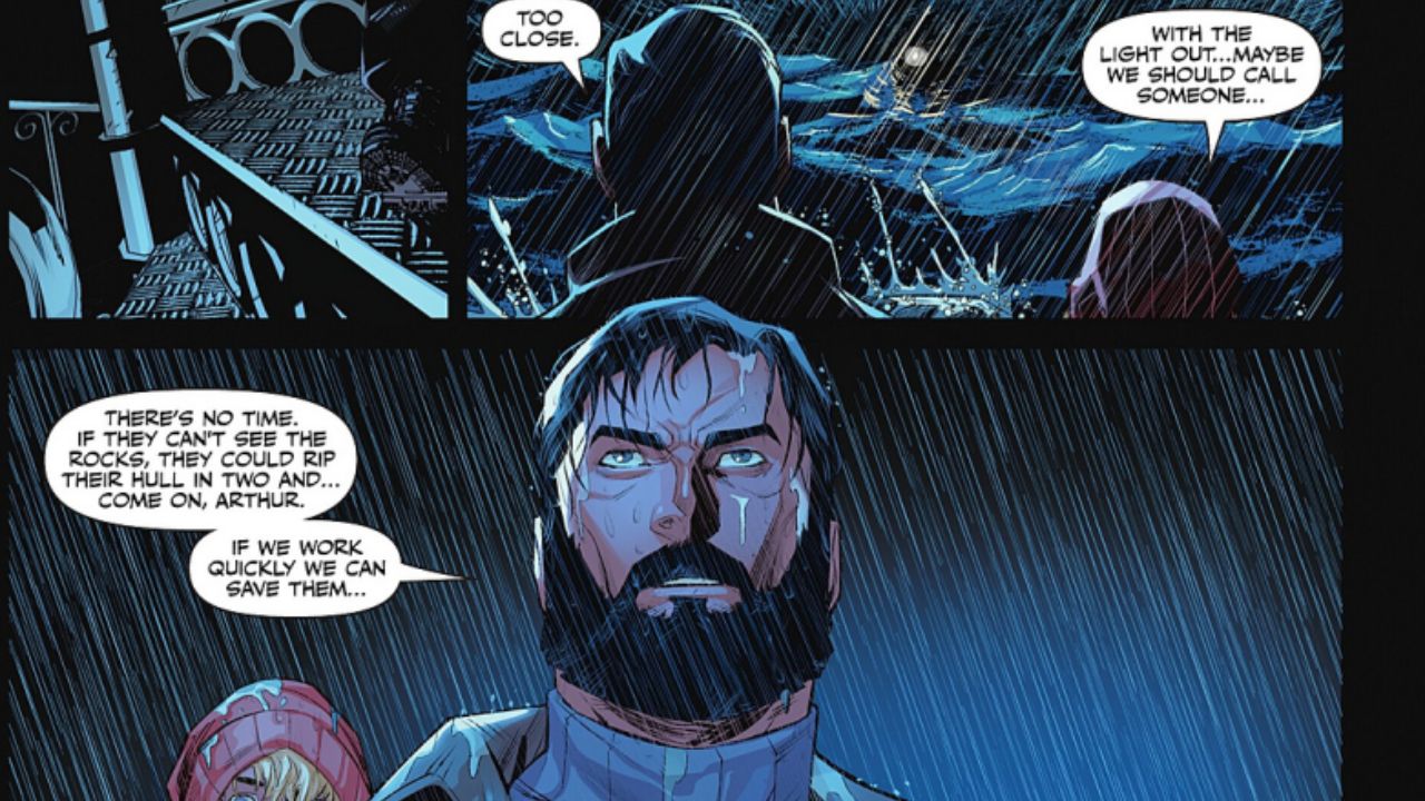 The Light in the Storm (Flashback) - Aquaman #3 (2025) - The Lighthouse and the Abyss