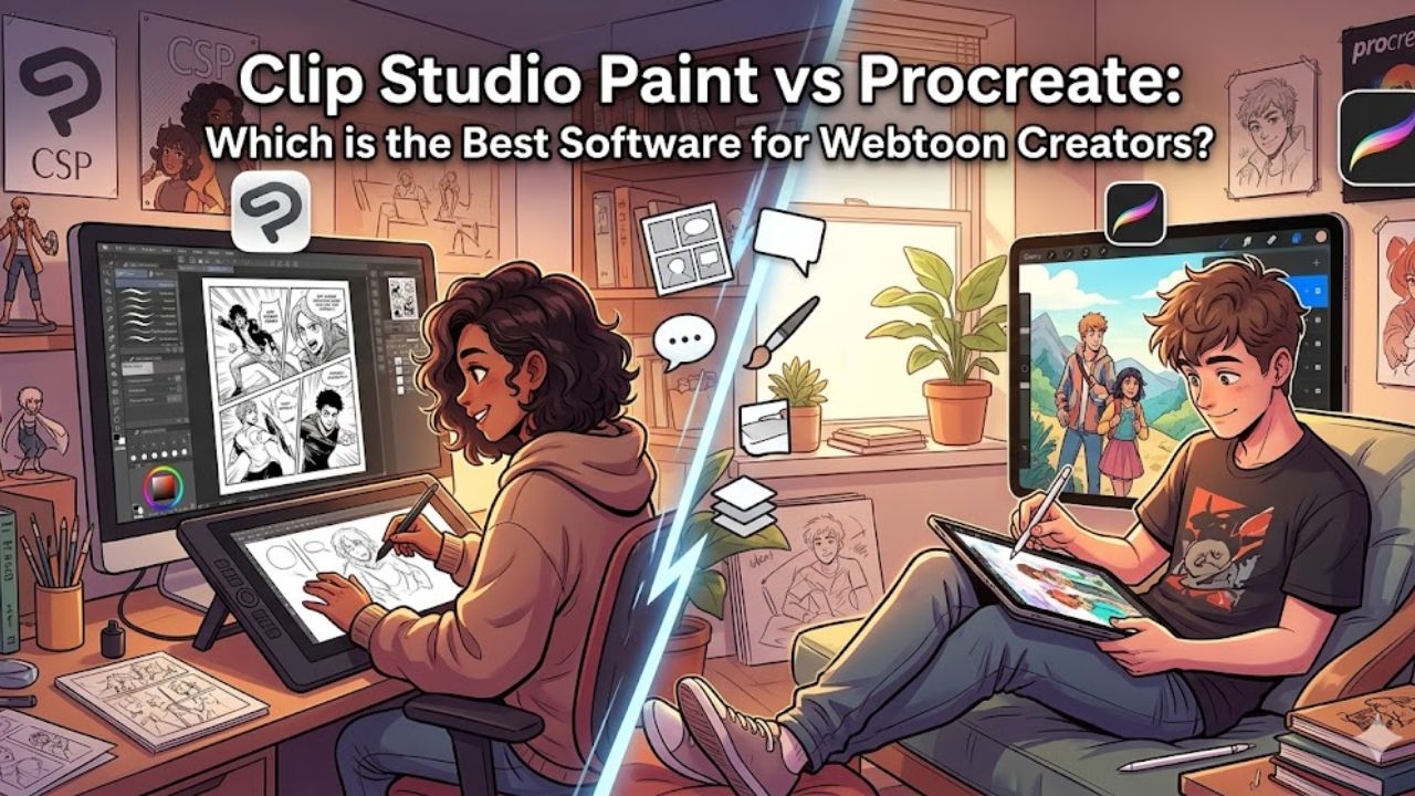 Clip Studio Paint vs Procreate Which is the Best Software for Webtoon Creators