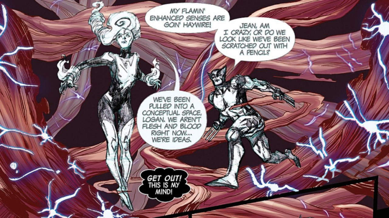 Jean and Logan decide to enter the conceptual space of Bobby's mind - X-Men Annual #1 (2026)