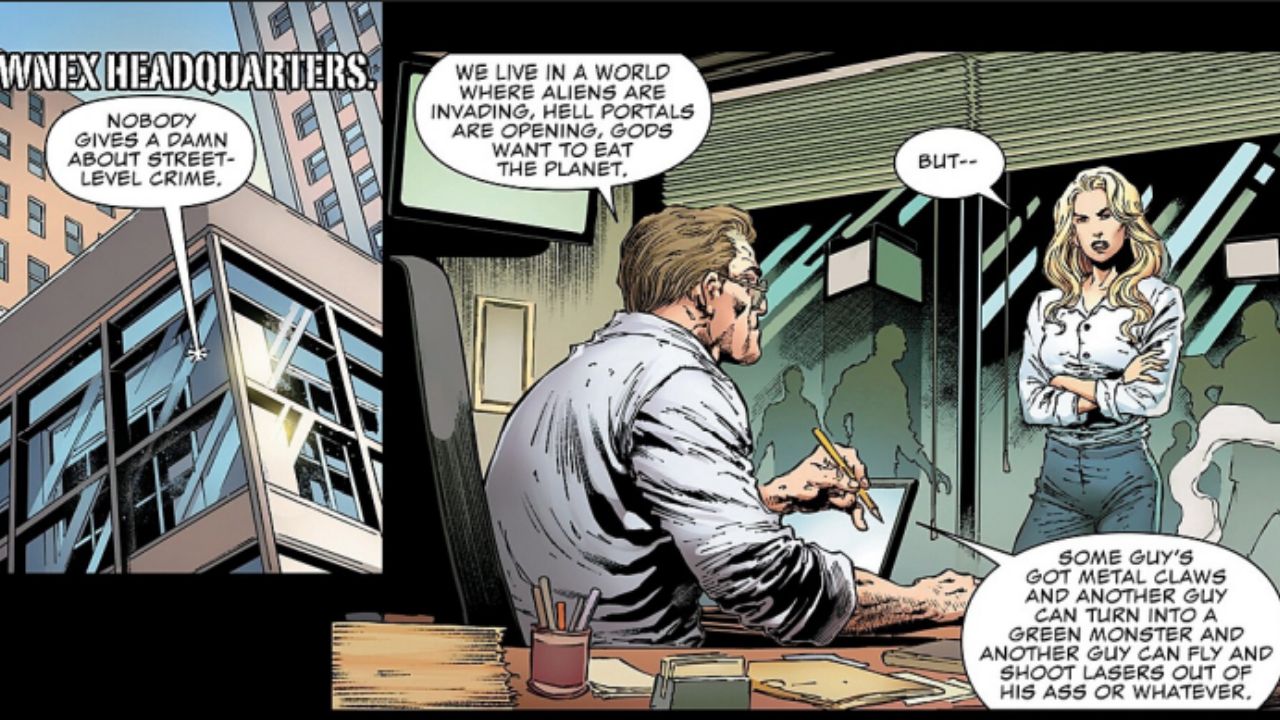 Madeline Phipps tries to convince her editor that the Punisher's return is the story of the century - Punisher (2026) #1 War Wounds and the Rise of a New Empire