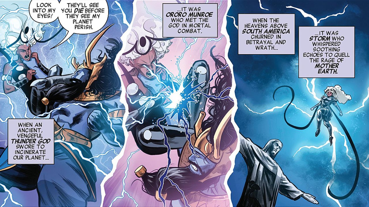 SHADOWS OF TOMORROW - Storm: Earth's Mightiest Mutant #1 (2026) - The Cost of Compassion in a World of Gods