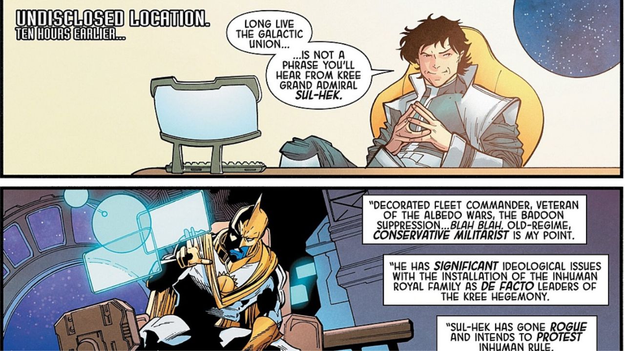 The narrative shifts back ten hours to explain the necessity of this mission - Imperial Guardians (2026) #1