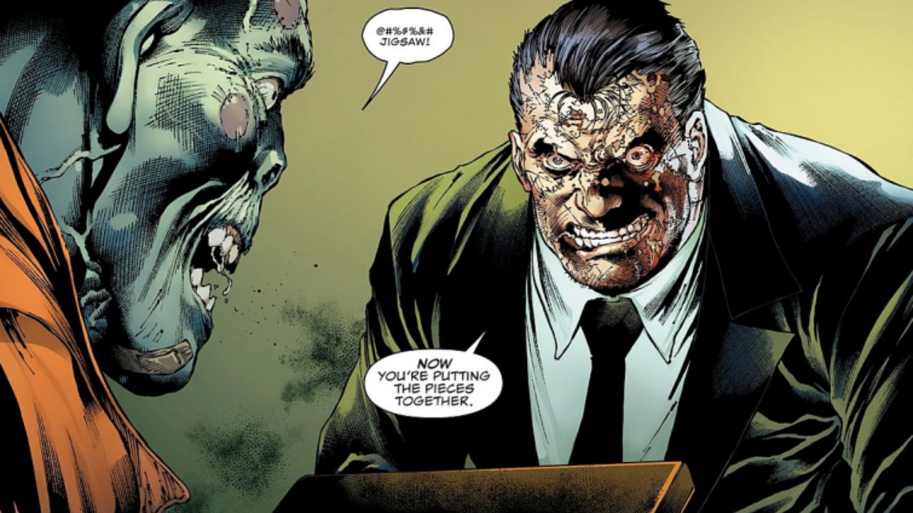 Tombstone receives a visitor who reveals himself as Jigsaw