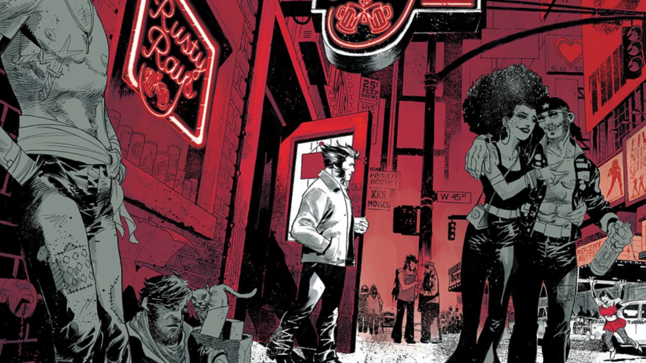 neon-lit streets of 1970s New York City