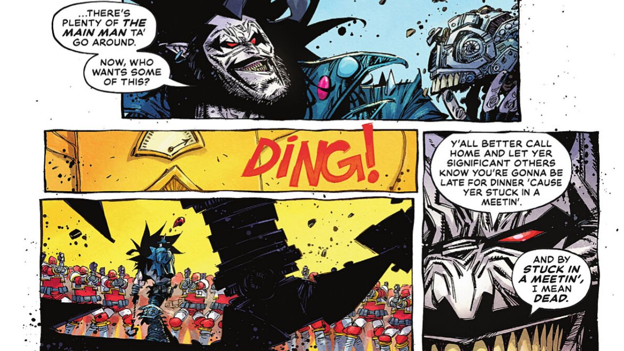 stuck in a meetin', I mean dead