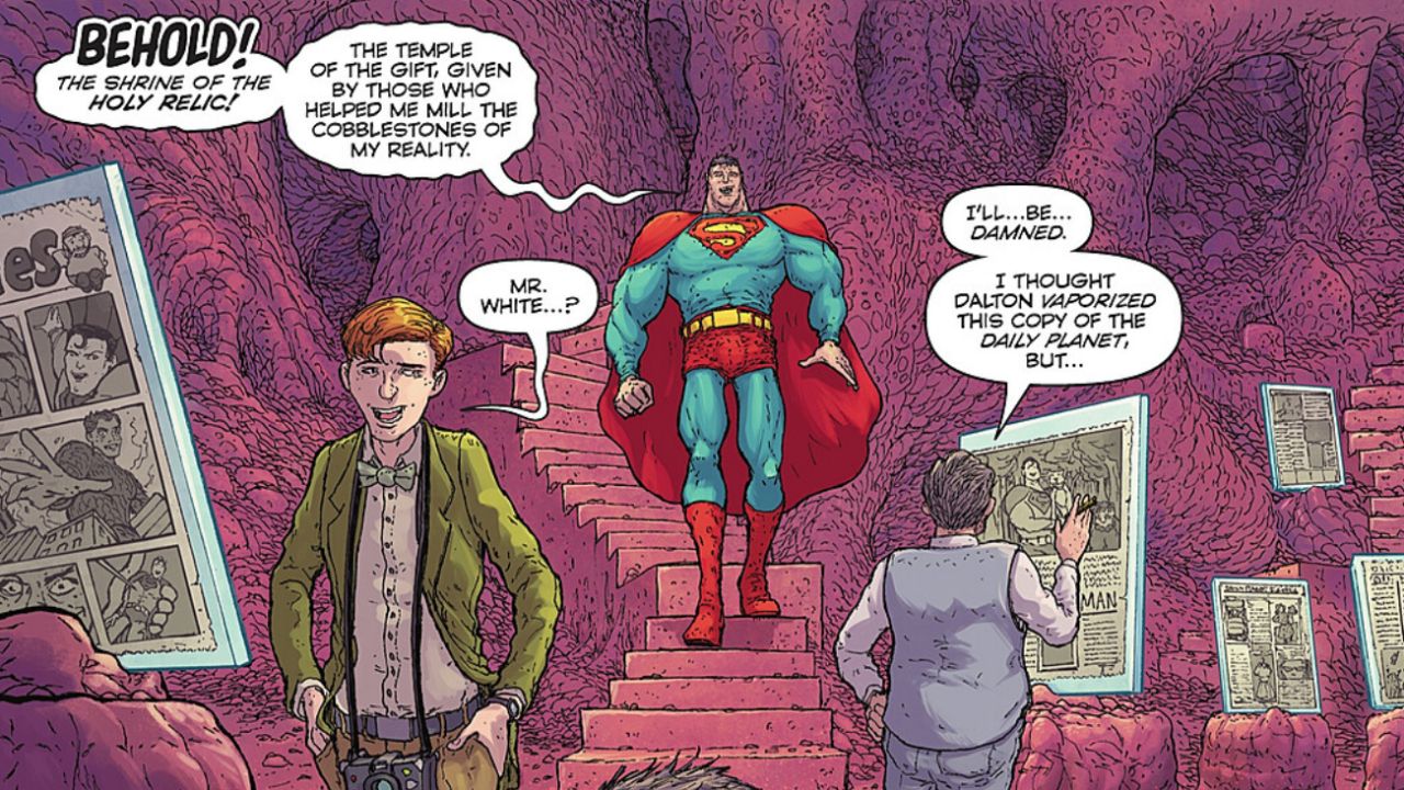 Bizarro didn't just read the paper; he worshipped it