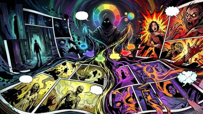 How Color Palettes Manipulate Reader Emotion and Tension in Horror Graphic Novels