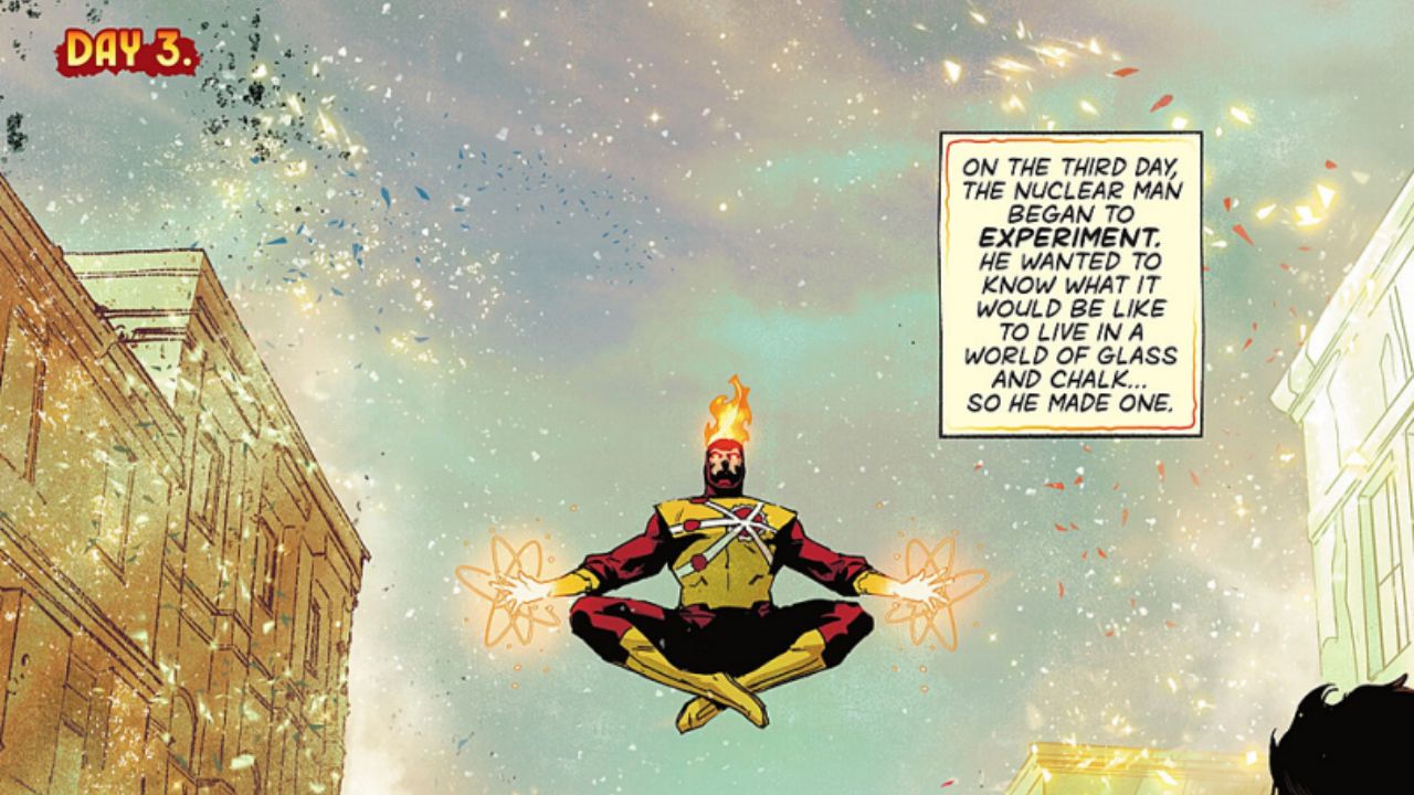 The Nuclear Man begins to experiment with his environment. - The Fury of Firestorm #1 (2026) - The Nuclear Nightmare