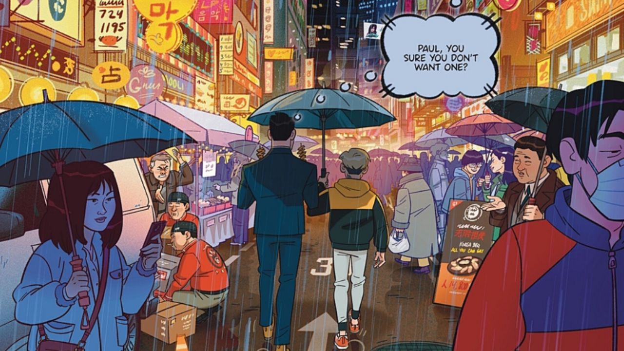 The story opens in the heart of Seoul - Royals #1 - Telepathic Gamblers and the Seoul Underworld