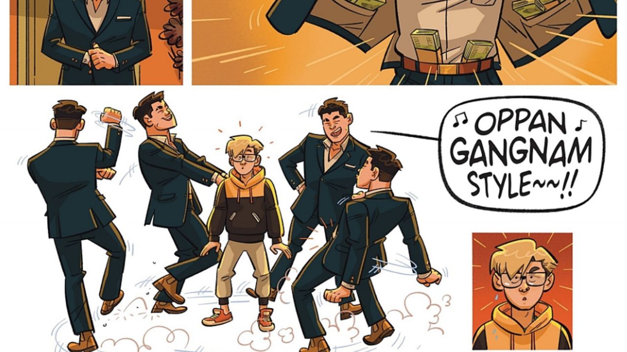 While Castor celebrates with a Gangnam Style shout, Paul is furious - Royals #1 - Telepathic Gamblers and the Seoul Underworld